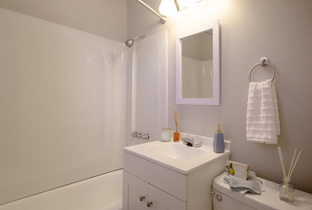 Bathroom at Encanto Lofts in Albuquerque New Mexico